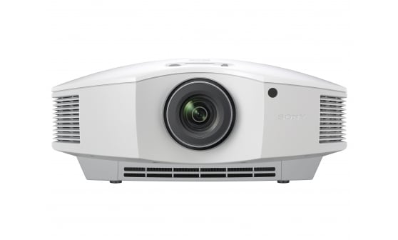 Sony VPL-HW65ES Full HD SXRD home cinema projector white finish front angle