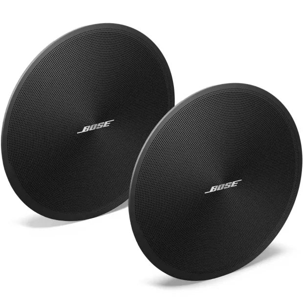 Bose black replacement grille pair for DesignMax DM5C in-ceiling loudspeaker front view
