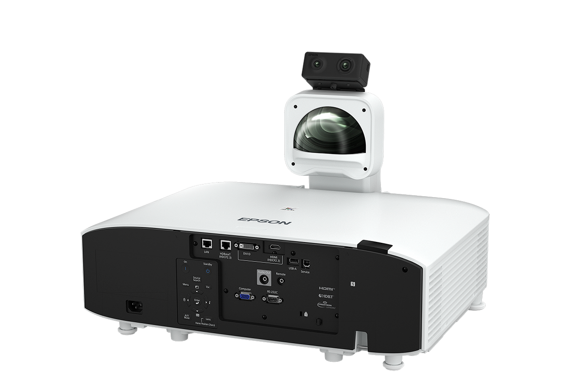 Epson EB-PU1007W: 7,000 Lumens WUXGA 3LCD Laser Projector, Interchangeable Lens, view 3