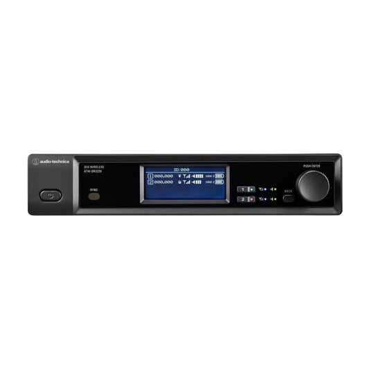 Audio-Technica ATW-DR3220LKDF2 2-Channel Digital Wireless Rackmount Receiver, DF2 470 to 608 MHz product photo