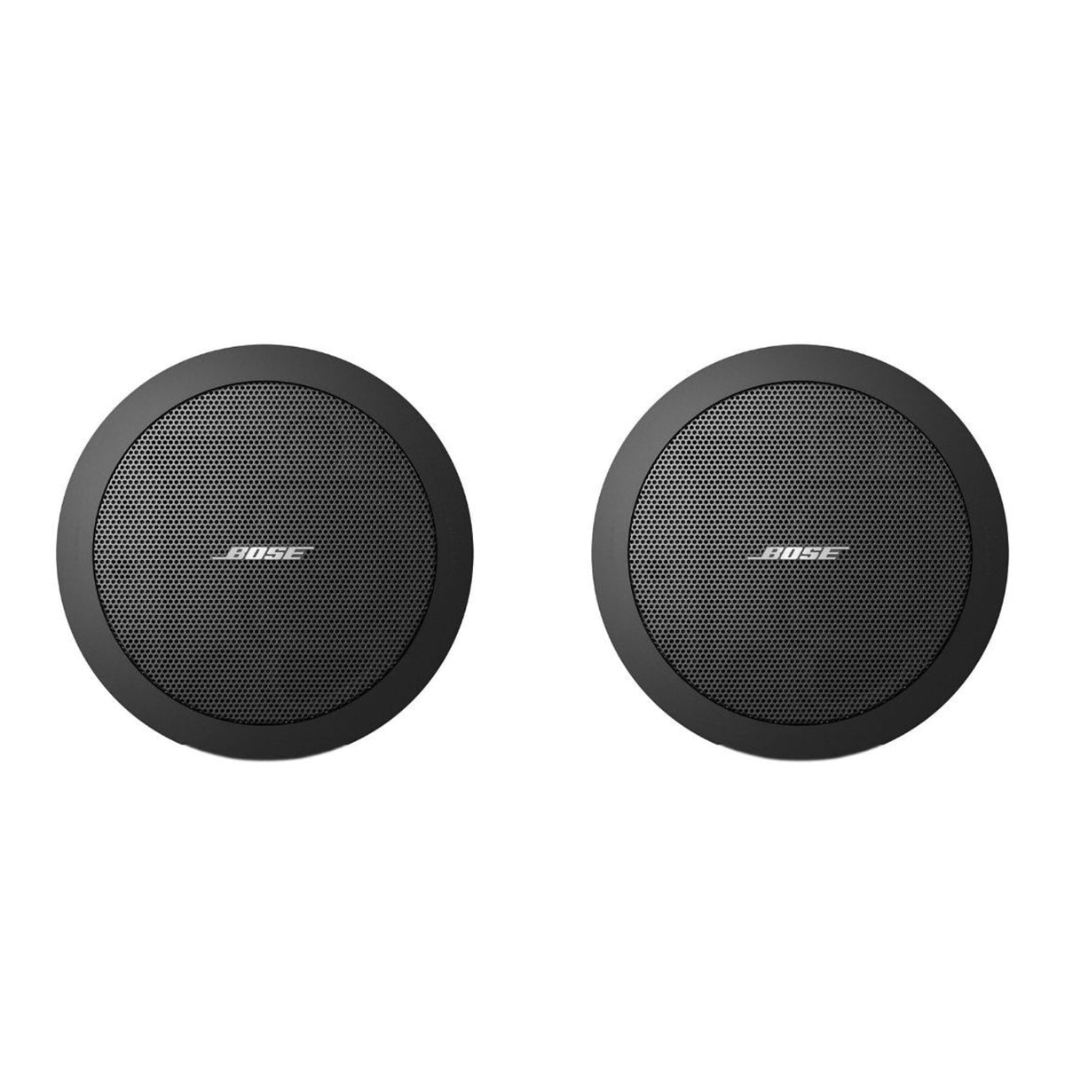 Bose FreeSpace FS2C black in-ceiling loudspeaker pair, pair of black grilles