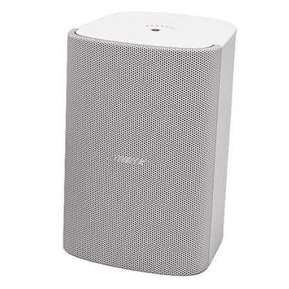 Bose FreeSpace FS4SE white surface mount loudspeaker pair, vertical view with white grille
