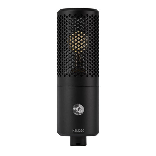 Shure KSM32C cardioid condenser microphone front view