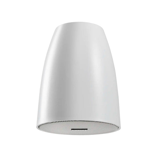 Shure MXP-1 white mini pendant passive loudspeaker side view