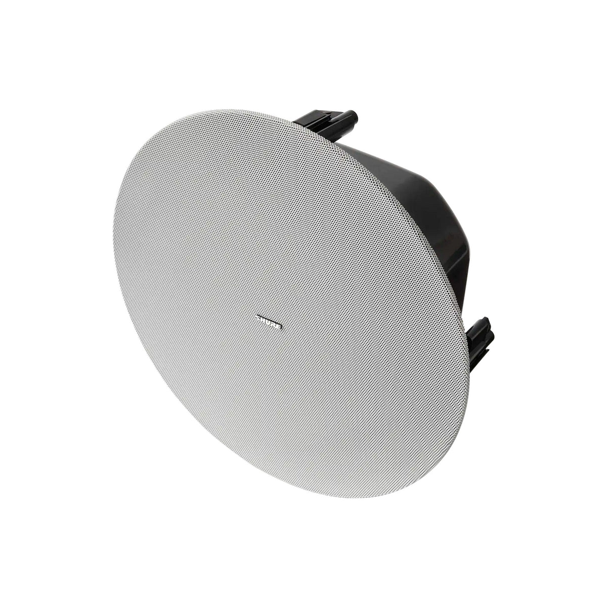 Shure MXP-5 white ceiling mount passive loudspeaker angled view