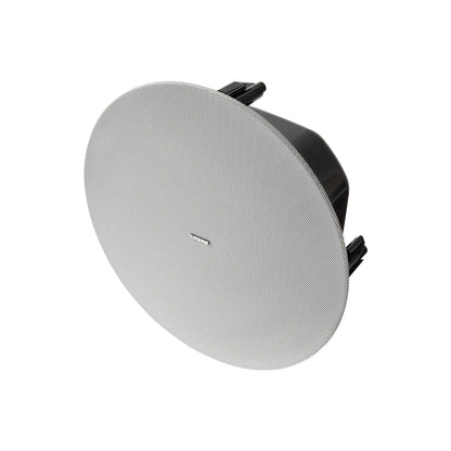 Shure MXP-5 white ceiling mount passive loudspeaker angled view