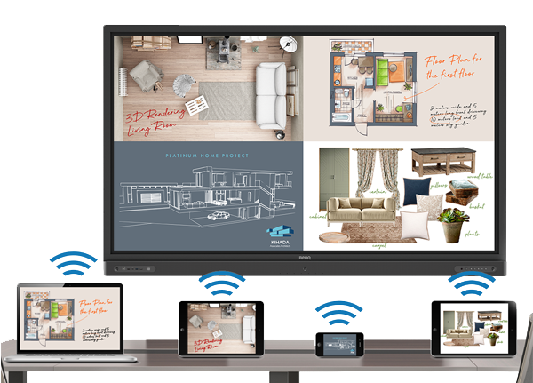 BenQ RP7502 Corporate 75 inch 4K interactive display