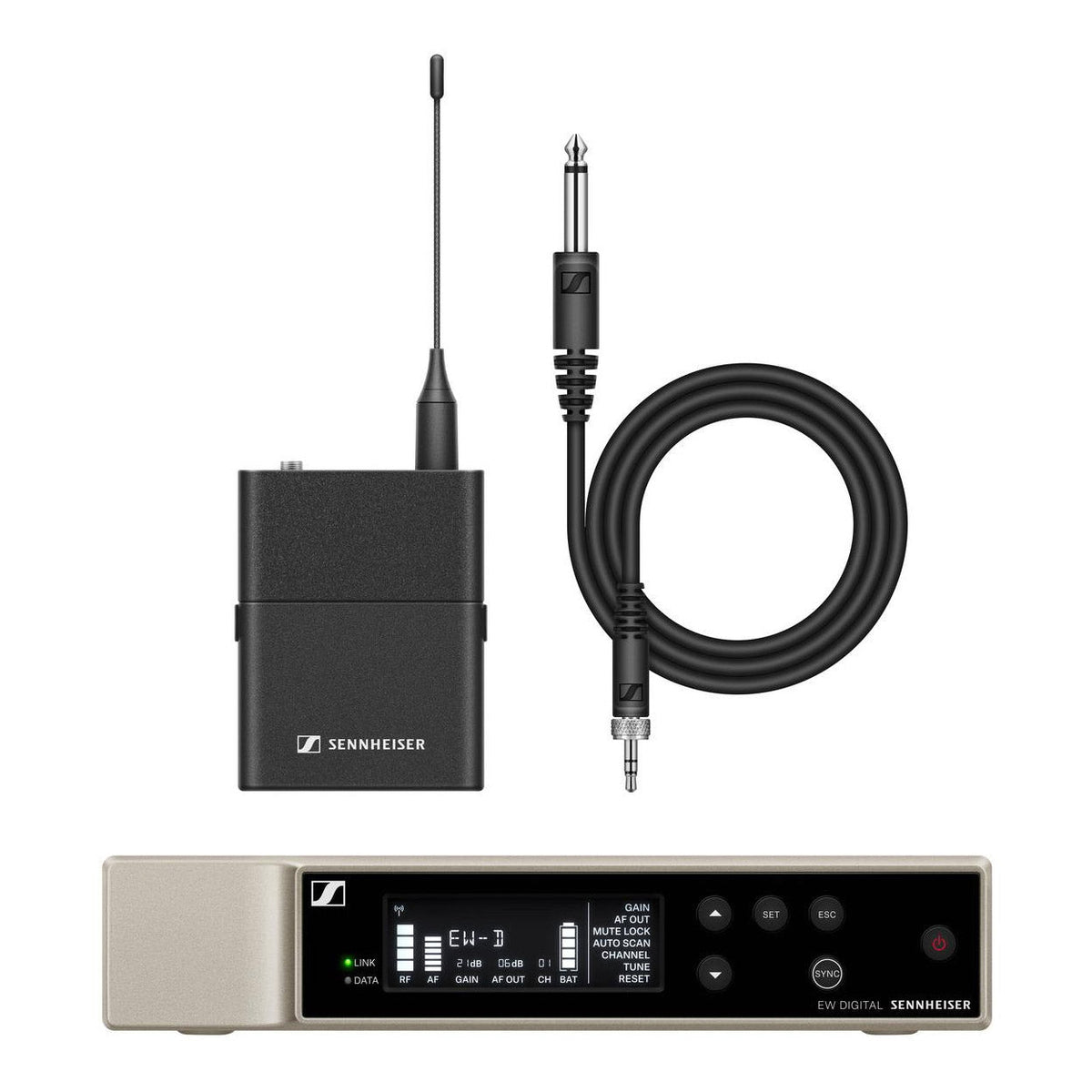 Sennheiser EW-D CI1 SET: Digital Wireless Instrument System, Frequency R4-9 (552 to 607 MHz)