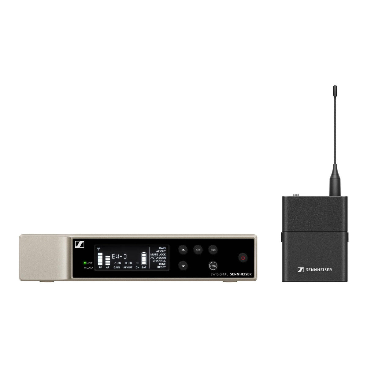 Sennheiser EW-D SK: BASE SET Digital Wireless Bodypack System, Frequency R4-9 (552 to 607 MHz)