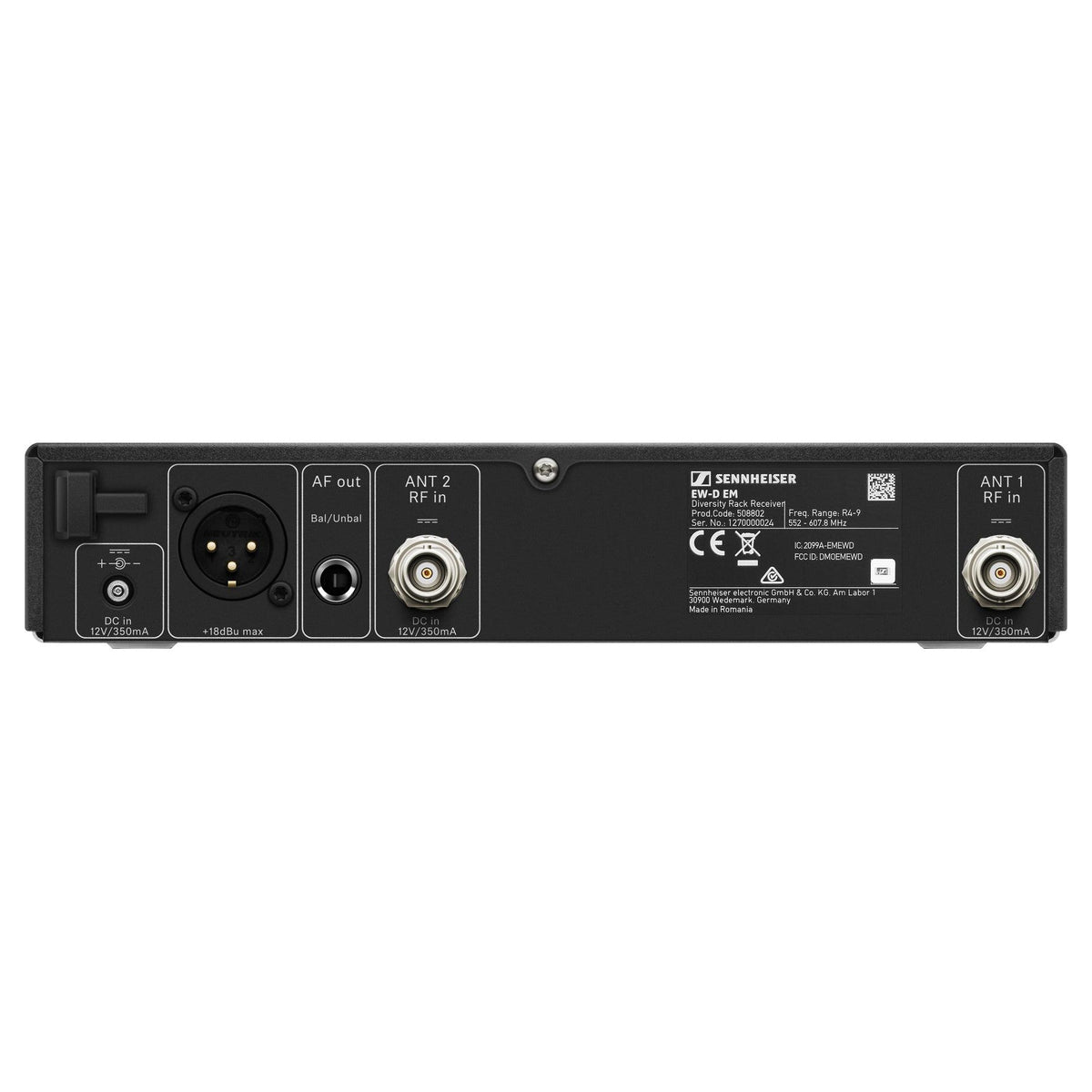 Sennheiser EW-D 835-S SET: Digital Wireless Handheld Microphone System, Frequency R4-9 (552 to 607 MHz), view 4
