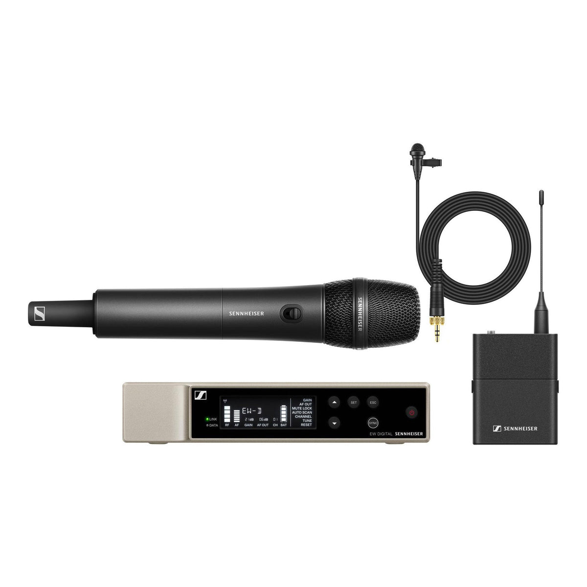 Sennheiser EW-D ME2/835-S SET: Digital Wireless Combo System, Frequency Q1-6 (470 to 526 MHz)