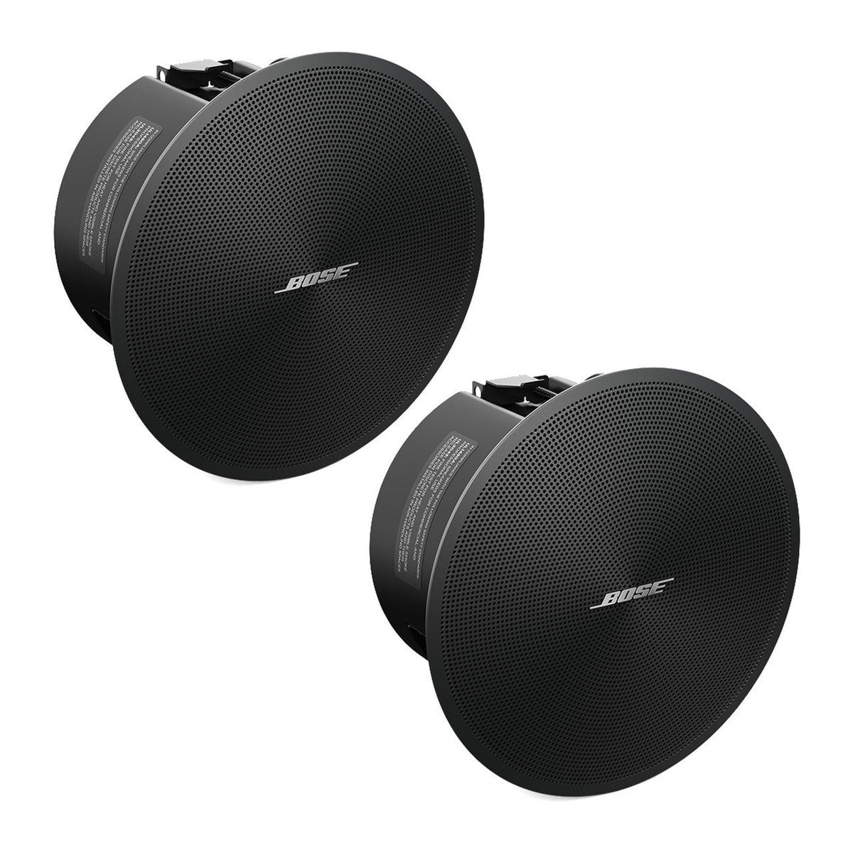 Bose DesignMax DM2C-LP black in ceiling loudspeaker pair with low profile grille