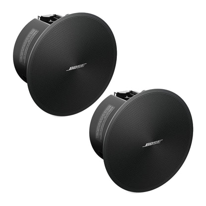 Bose DesignMax DM2C-LP black in ceiling loudspeaker pair with low profile grille