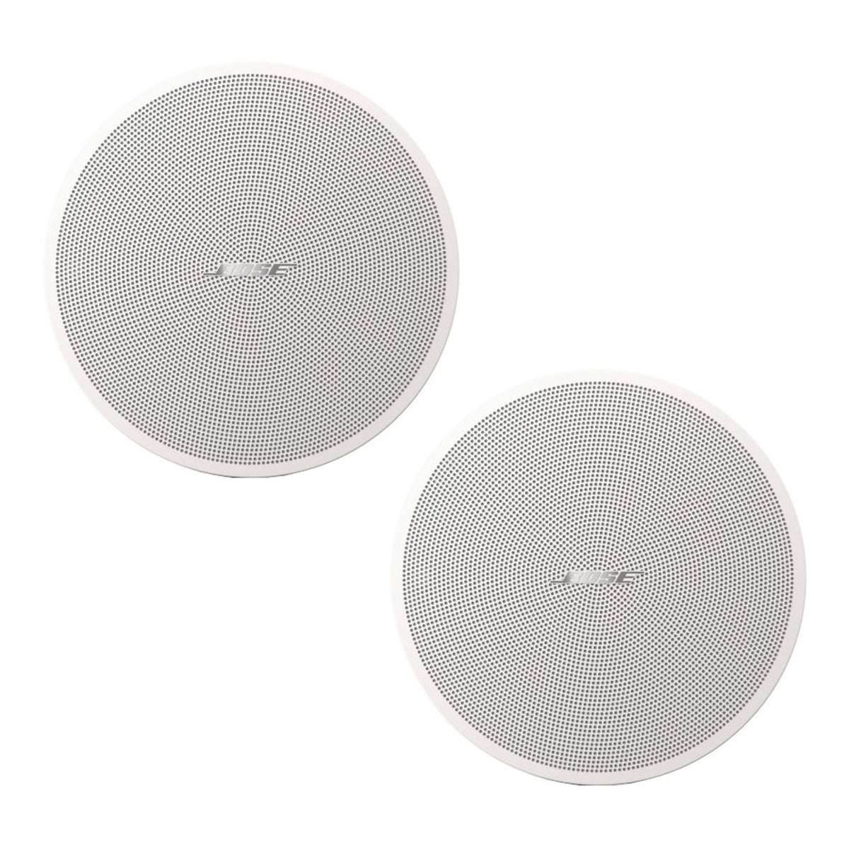 Bose DesignMax DM2C-LP 20W low profile ceiling speaker pair in white, product shot