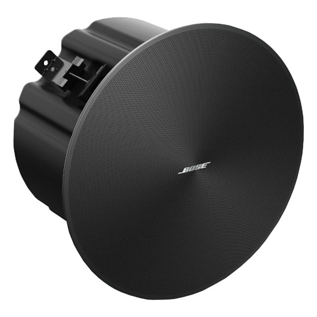 Bose DesignMax DM8C 150W coaxial ceiling speaker in black, product shot