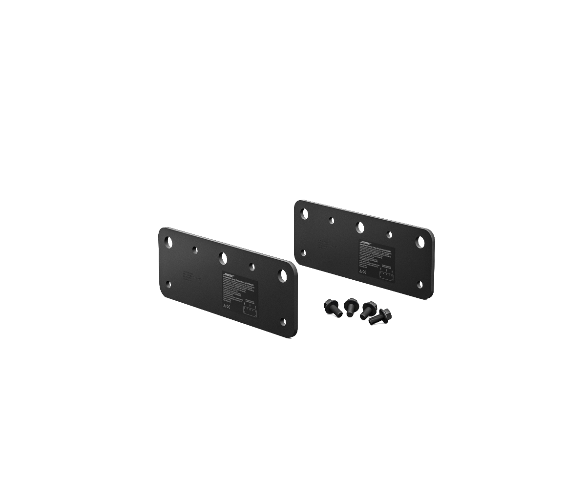 Bose ArenaMatch AMAPSHRT array plates short kit securing the top module of a DeltaQ array