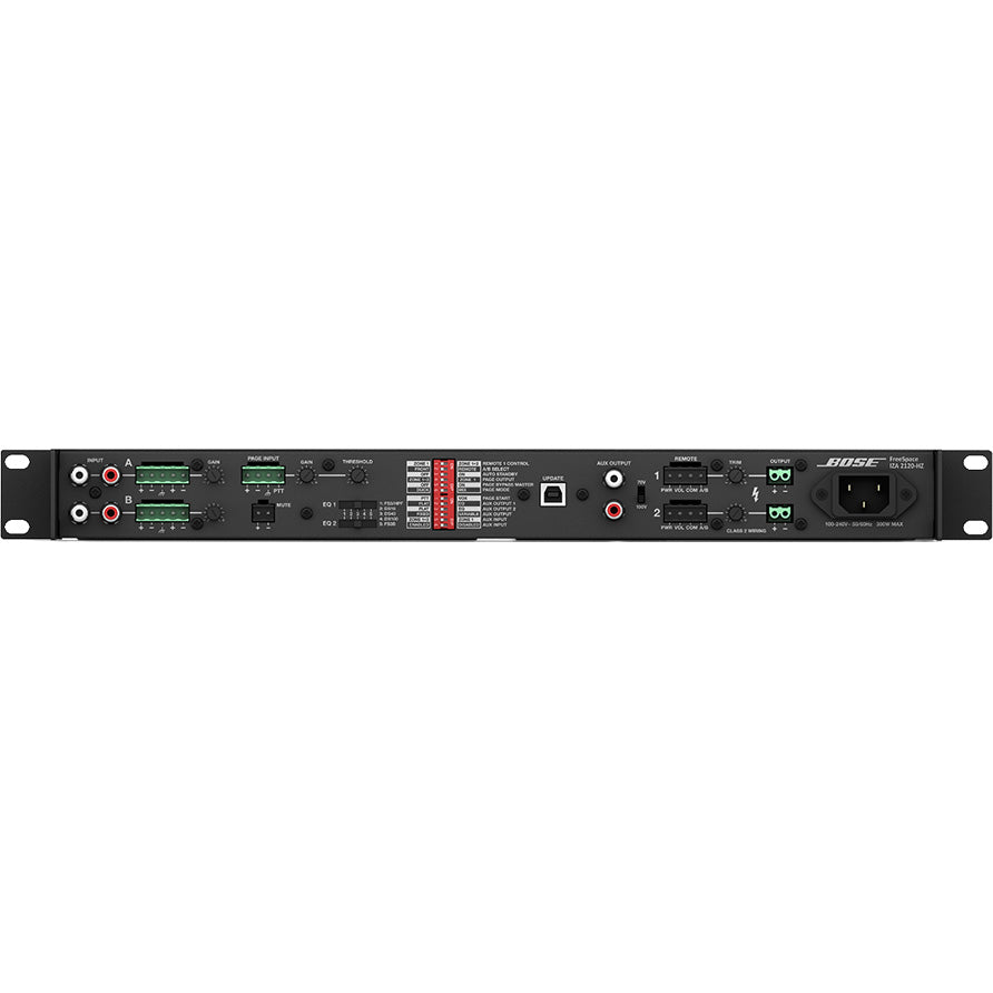 Bose FreeSpace IZA 2120-HZ rear panel Euroblock connectors