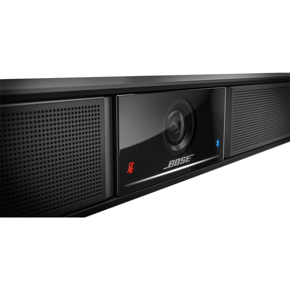 Bose Videobar VB1, close up of the 4K camera lens