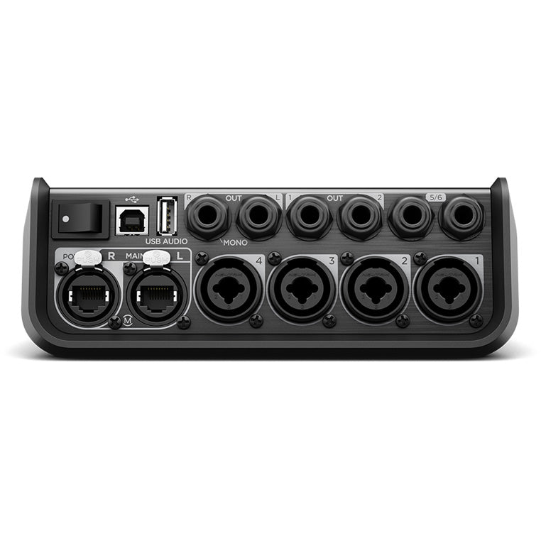 Bose T4S ToneMatch mixer rear panel showing XLR inputs and ToneMatch ports
