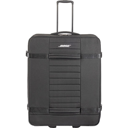 Bose Sub2 Roller Bag black padded EVA shell case front view