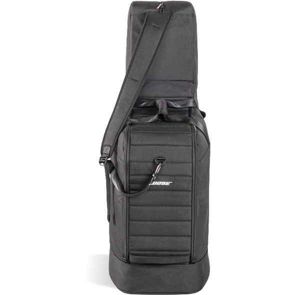 Bose L1 Pro8 System Bag with shoulder strap extended for carrying