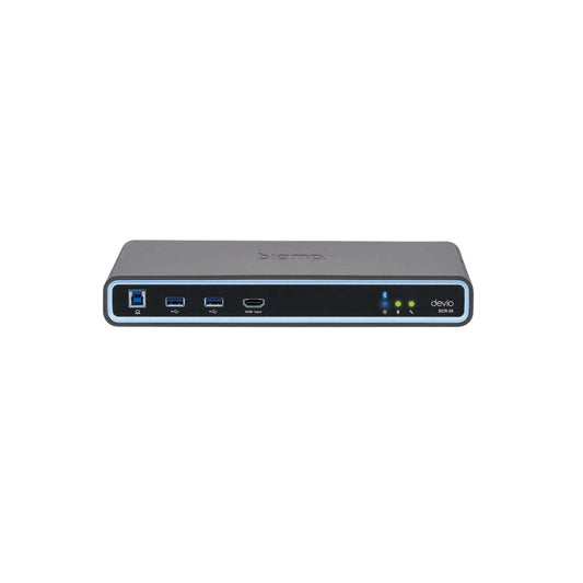 Biamp Devio SCR-25T Conferencing Hub with DTM-1 Beamtracking Tabletop Microphone