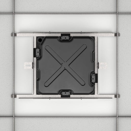 Bose EMCT 24 by 24 inch EdgeMax ceiling tile accessory, front view, open box