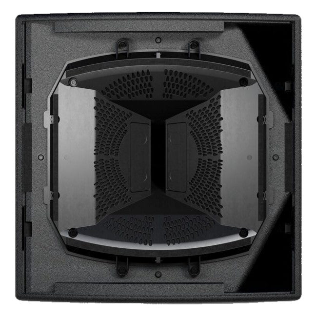Bose AMM112 loudspeaker mounted on a pole stand for portable sound reinforcement