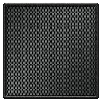 Bose AMS115 subwoofer side view showing ergonomic carry handle