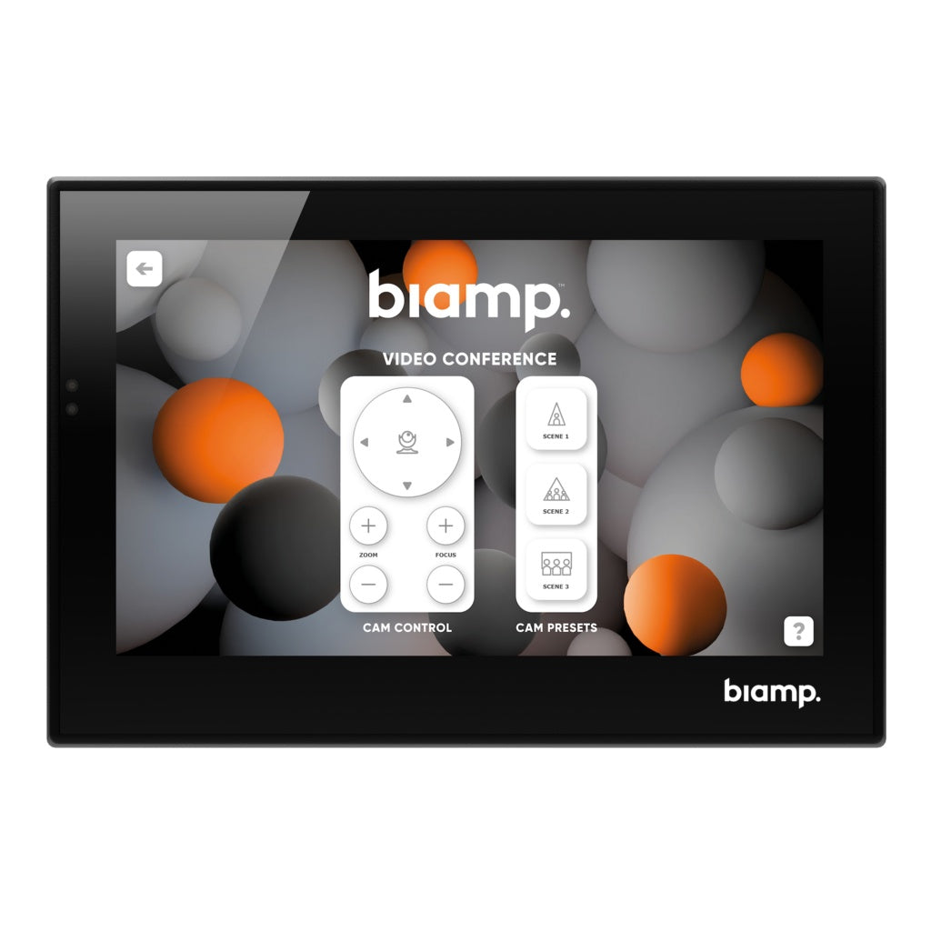 Biamp Apprimo Touch 7 7 Inch Touch Control Interface, Black