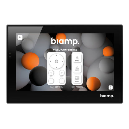 Biamp Apprimo Touch 7 7 Inch Touch Control Interface, Black