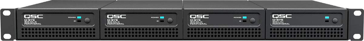 Q-SYS QIO-ML4: Network Audio Mic/Line I/O Expander, view 4