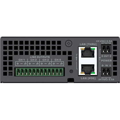 Q-SYS QIO-L4o: Network Audio Mic/Line I/O Expander