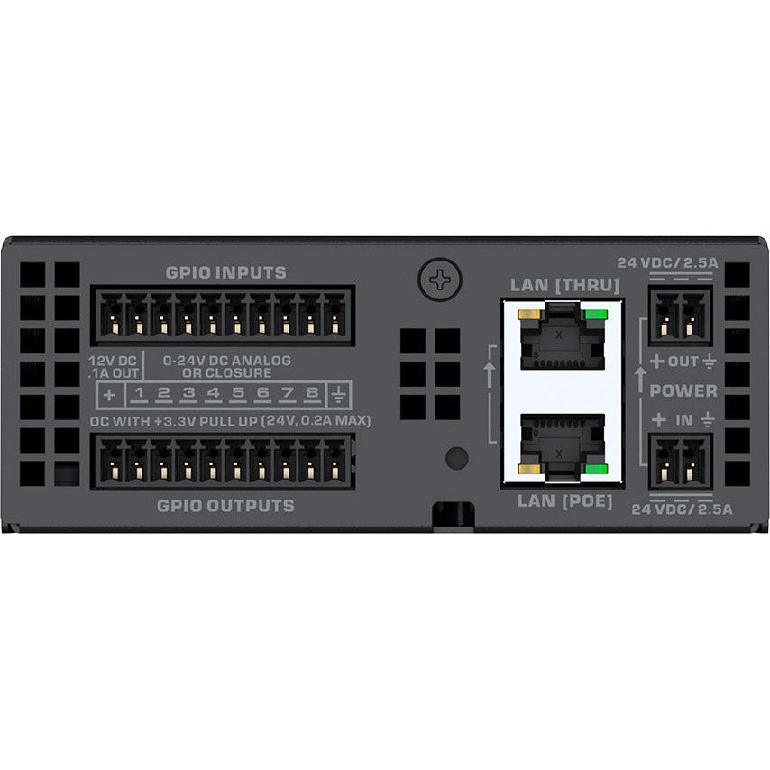 Q-SYS QIO-GP8x8: Network I/O Expander, view 2