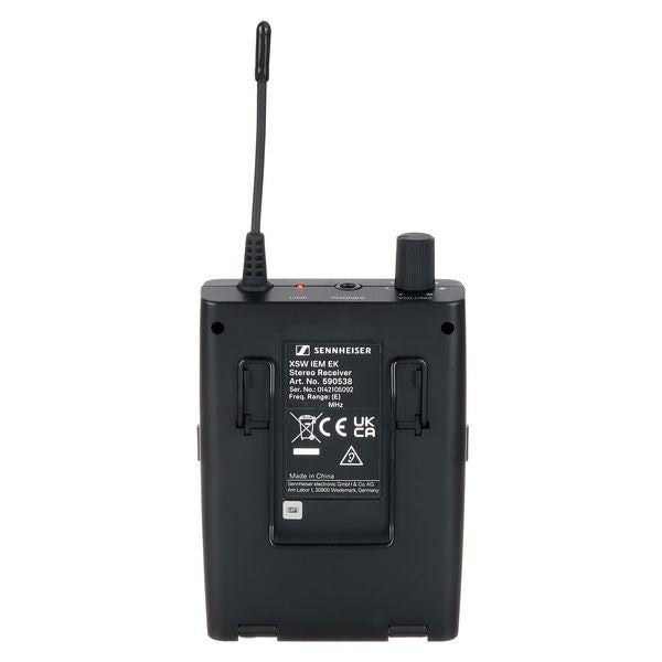 Sennheiser XSW IEM EK (B): Stereo Bodypack Wireless Receiver, view 4