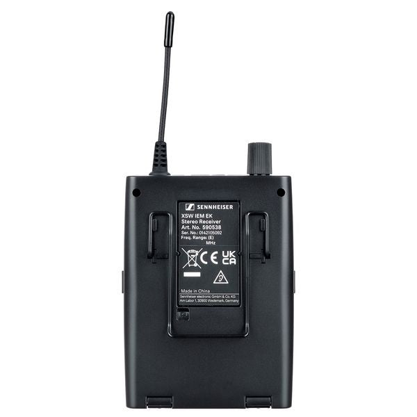 Sennheiser XSW IEM EK (B): Stereo Bodypack Wireless Receiver, view 6