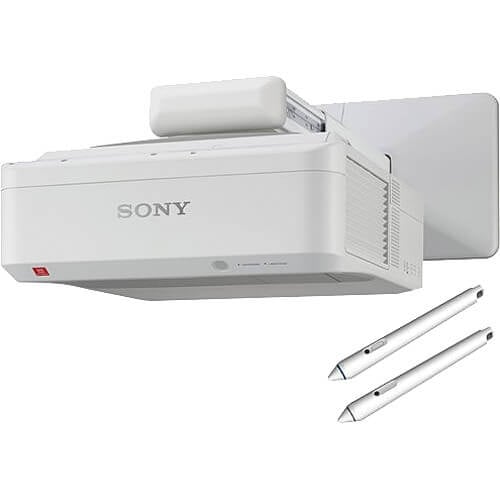 Sony VPL-SW535C interactive ultra short throw projector front view