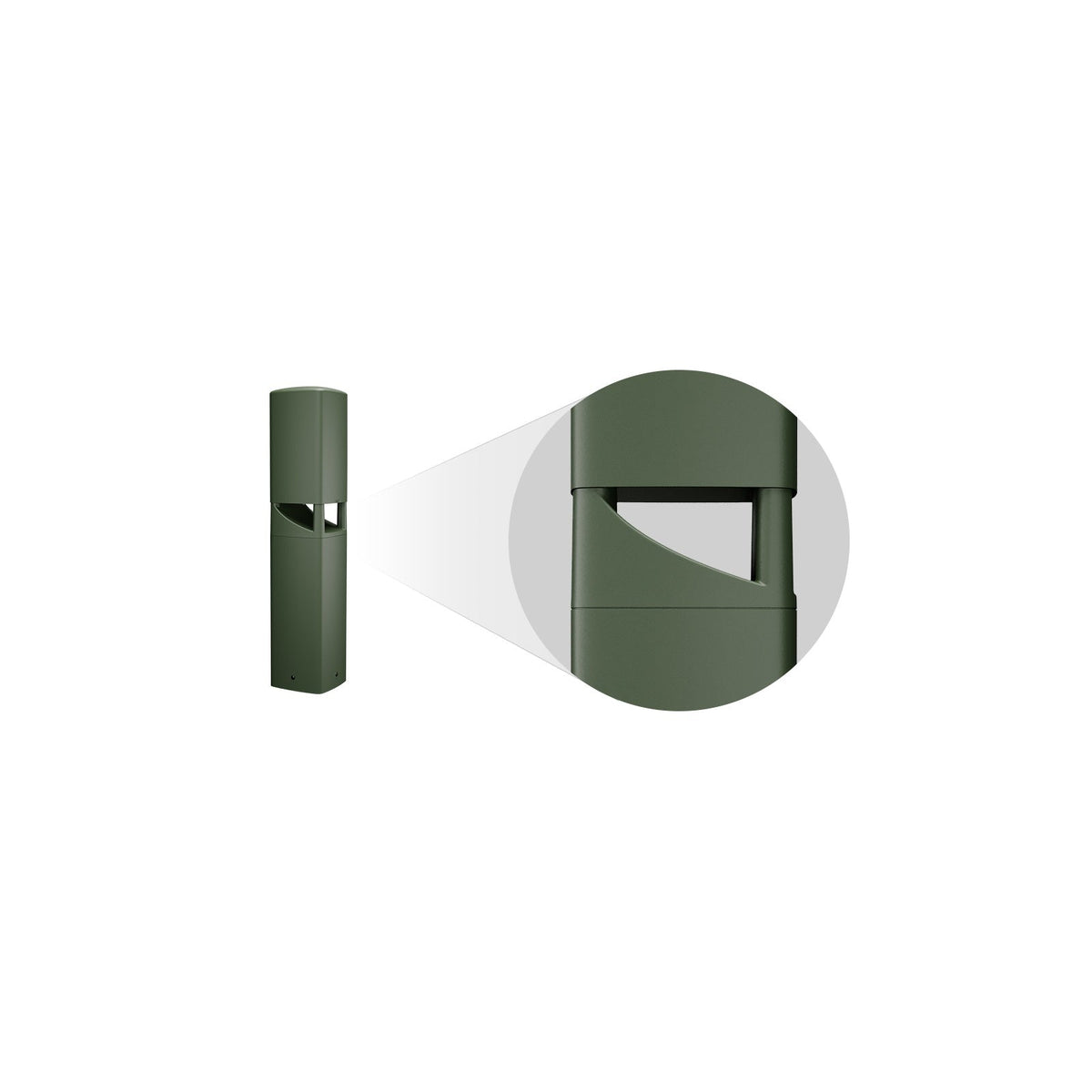 Q-SYS AD-DWL.180: AD-DWL 5.25 inch Landscape Loudspeaker Bollard Outdoor Speaker, 180 degree, view 5