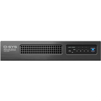 Q-SYS SPA-Qf: 60x4 Four-Channel Network Amplifier, view 3