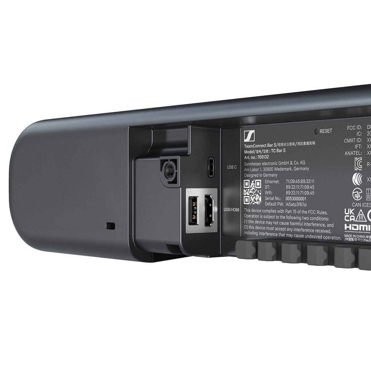 Sennheiser TeamConnect Bar S: conference room audio bar, view 6