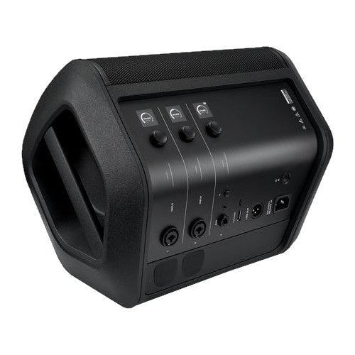 Bose S1 Pro+ close up of Bluetooth 5.0 pairing button and status light