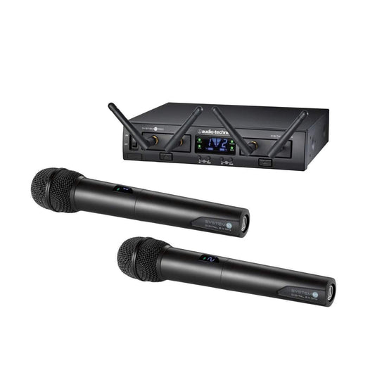 Audio-Technica ATW-1322 Dual Channel Dynamic Handheld Microphone Rack Mount Wireless System product photo