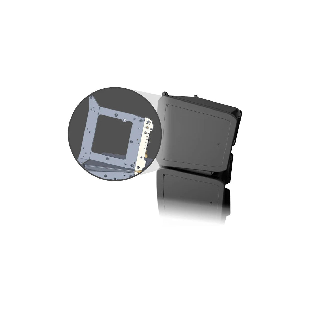 Q-SYS PL-LA8 Array Frame Black: Array Frame for PL-LA8 Line Array System, Black, view 3