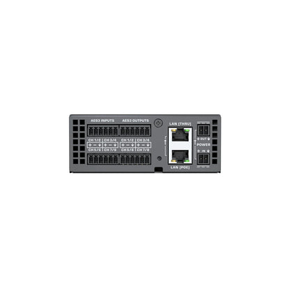 Q-SYS QIO-AES8x8: 8-Channel AES3 Digital I/O Network Peripheral, view 2