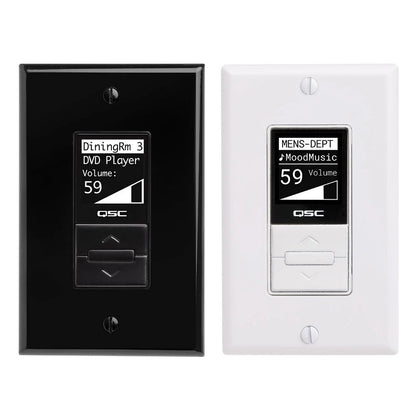 Q-SYS MP-MFC: Decora Style Zone Controller for MP-M Mixers, White, view 3