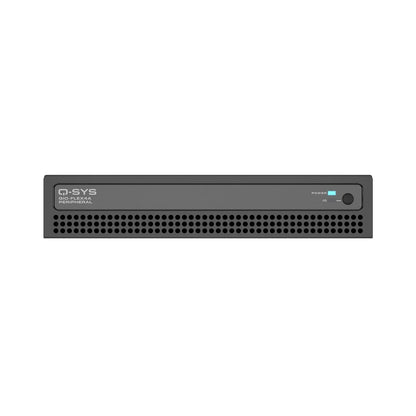 Q-SYS QIO-FLEX4A: Modular Network I/O Expander for Q-SYS, view 3