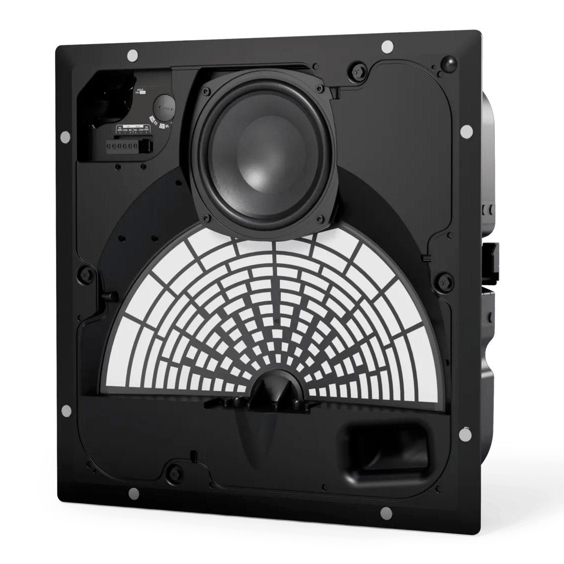 Bose EM180-LP EdgeMax loudspeaker side profile showing the shallow 4 inch backcan