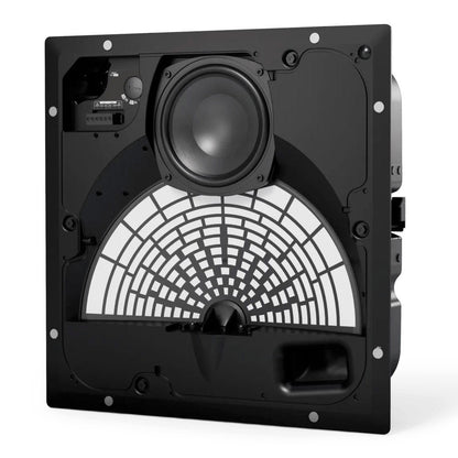 Bose EM180-LP EdgeMax loudspeaker side profile showing the shallow 4 inch backcan