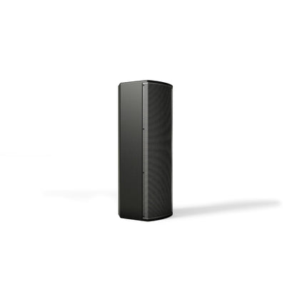 Bose AMU208-120 black loudspeaker stainless steel grille close up