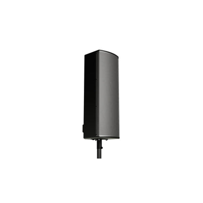 Bose AMU208-120 black loudspeaker rear panel showing integrated transformer
